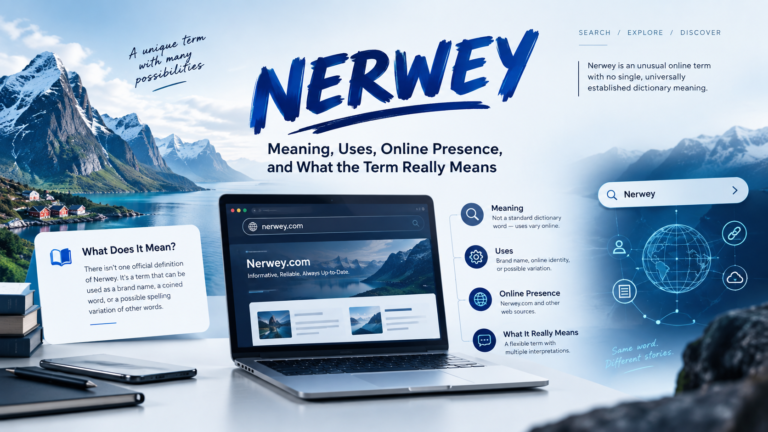 Nerwey: Meaning, Uses, Online Presence, and What the Term Really Means Nerwey meaning, uses, online presence, and what the term really means
