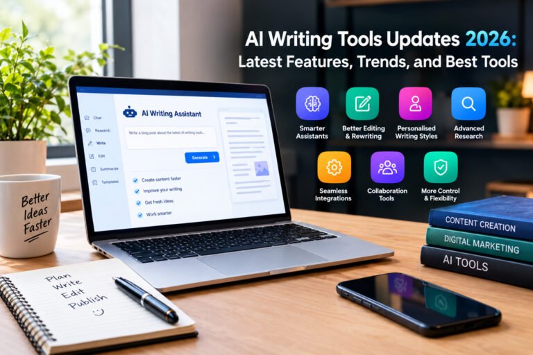 AI Writing Tools Updates 2026: Latest Features, Trends, and Best Tools AI Writing Tools Updates 2026 featuring the latest AI content creation features and writing technology